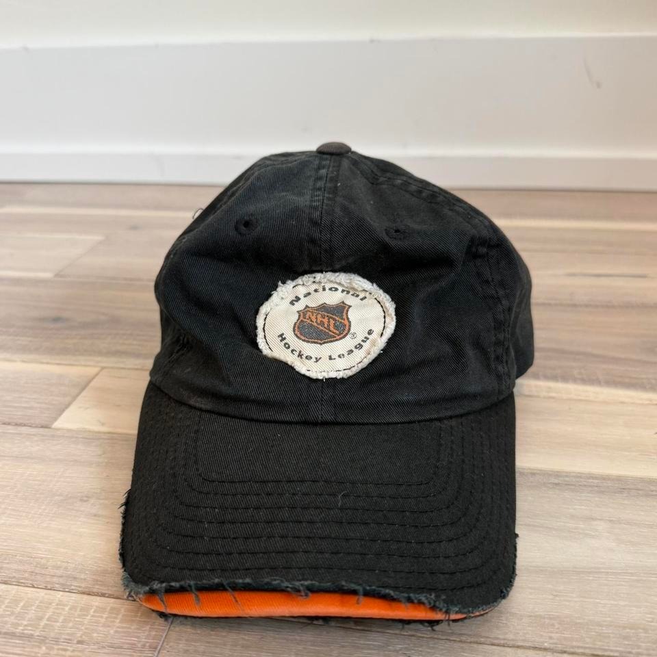 Vintage Black Nhl Hockey Cap